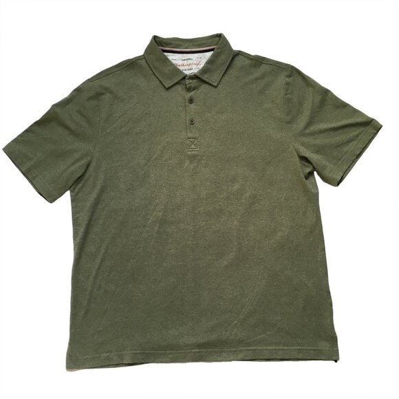 Weatherproof Men's Green Polo Shirt Size Large - Picture 2 of 8